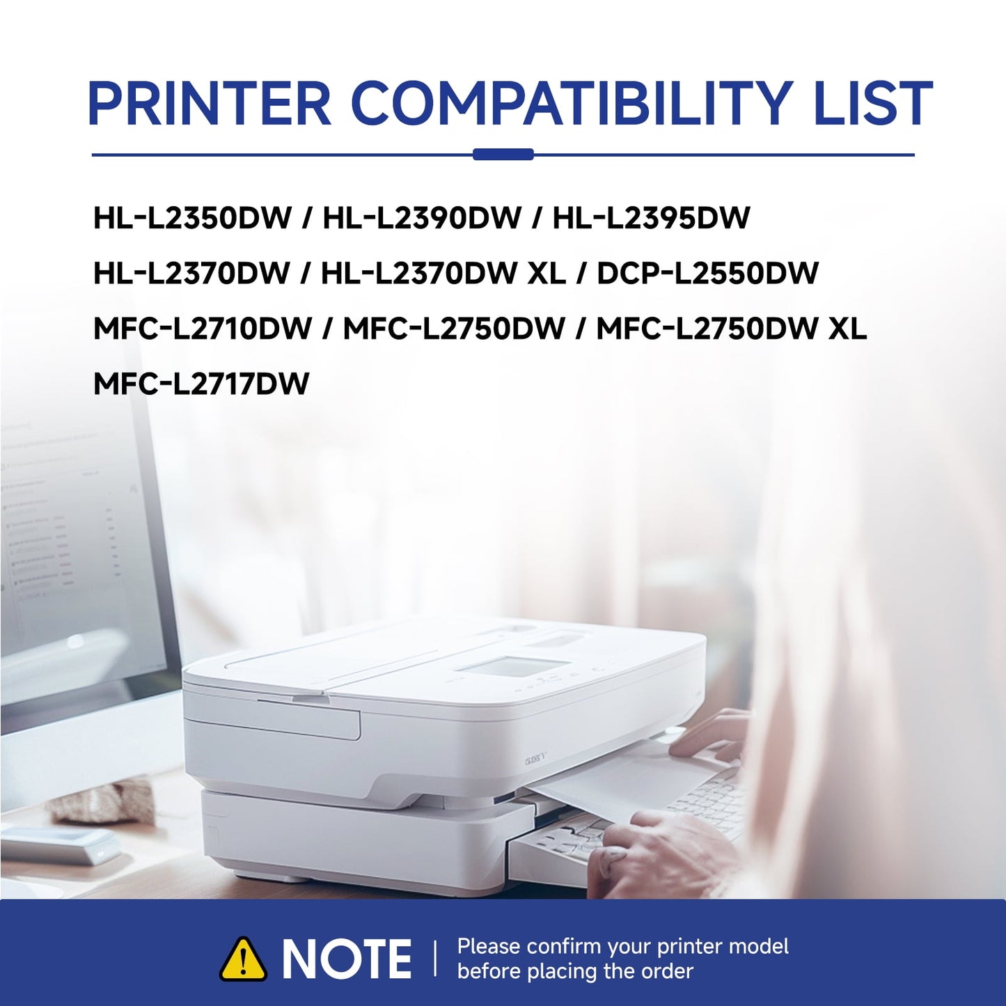 TN760 Toner Cartridge Compatible Replacement for Brother TN-760 TN730 – Works with HL-L2350DW HL-L2390DW HL-L2395DW HL-L2370DW MFC-L2710DW MFC-L2750DW DCP-L2550DW (High Yield Black, 4 Pack)