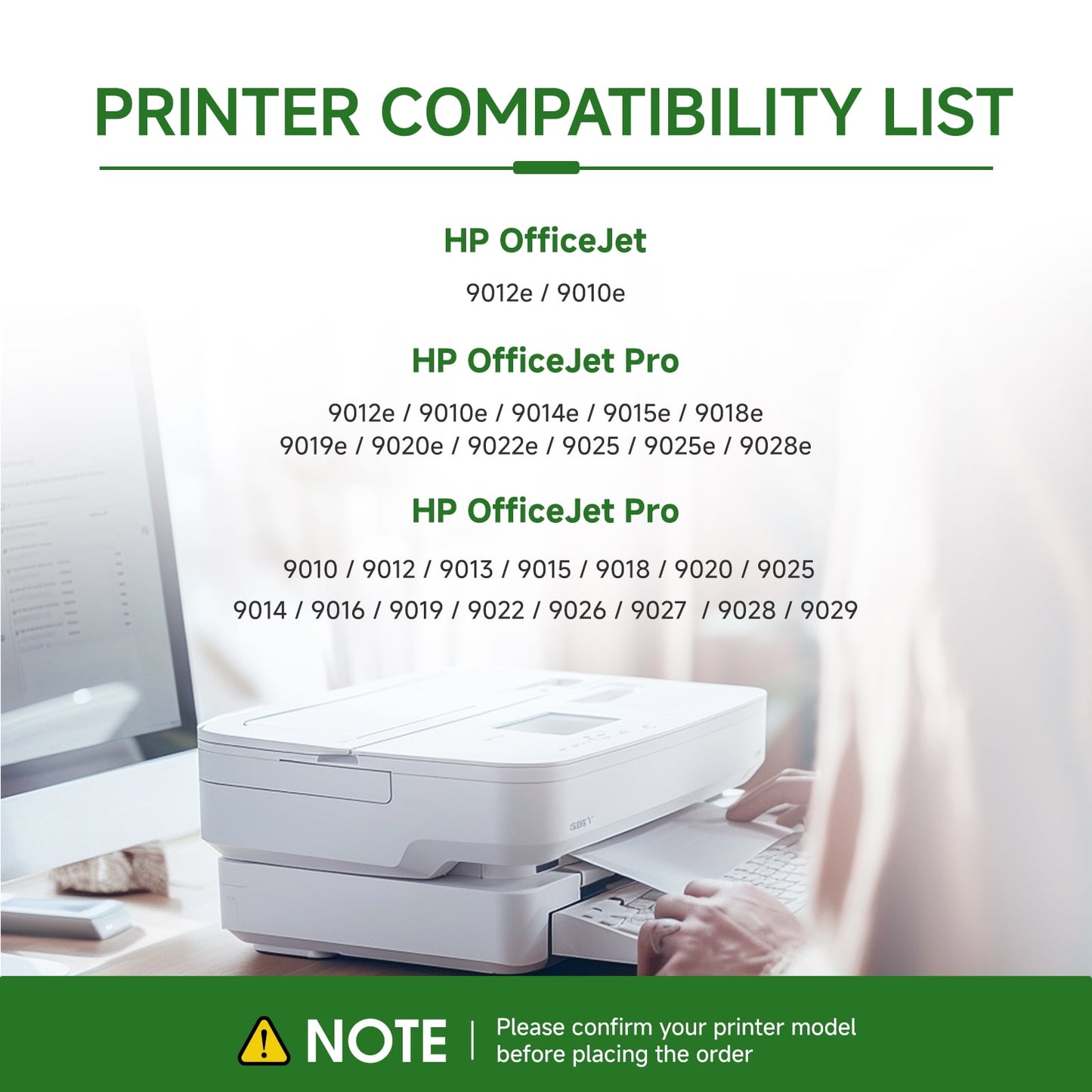 962XL Ink Cartridge Combo Pack Compatible for HP 962XL 962 XL for OfficeJet 9012e Office Pro 9010e 9014e 9015e 9018e 9019e 9022 9025 9028 9020 (Black, Cyan, Magenta, Yellow, 4-Pack)