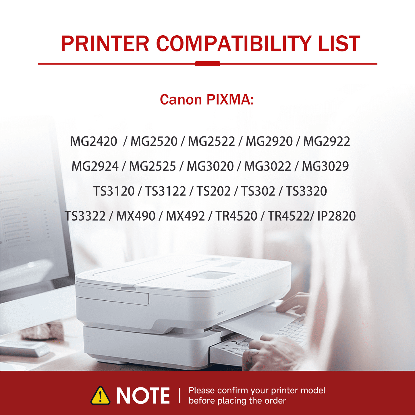 245XL Ink Cartridge Compatible for Canon Ink 245 and 246 Replacement for Canon PG-245 XL CL-246 Combo Pack for Pixma MX490 MX492 MG2522 TR4522 TR4520 TS3122 TS3322 Printer