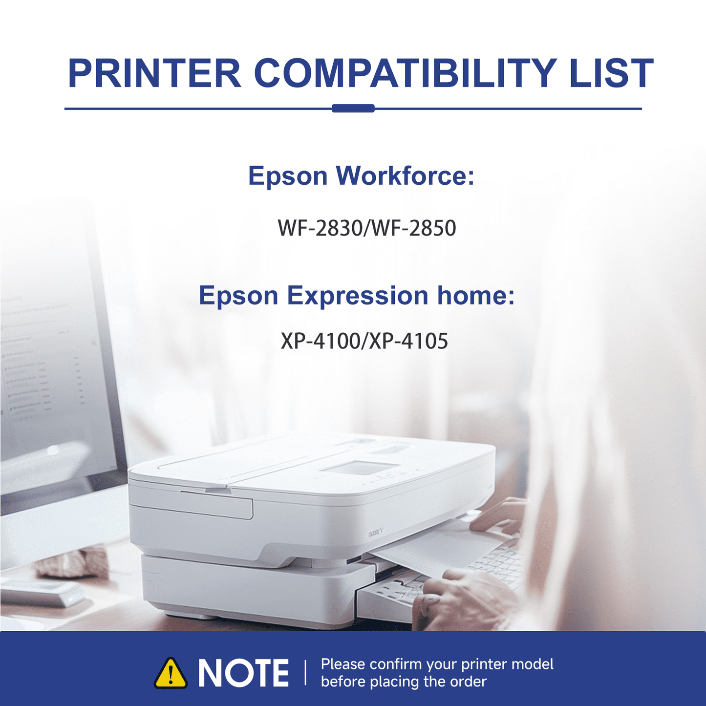 212XL Ink Cartridge Combo Pack Compatible for Epson Ink 212 T212XL Replacement for Epson Printer XP-4100 XP-4105 Ink Cartridges WF-2850 WF-2830(Black, Cyan, Magenta, Yellow,5 Pack )