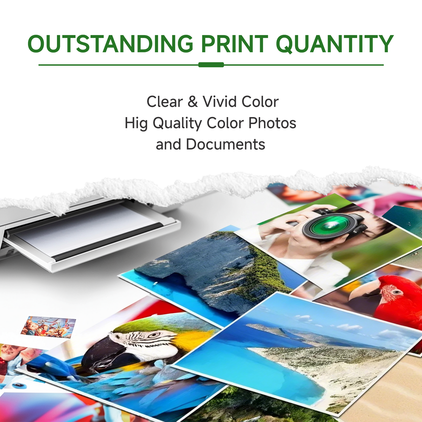 65XL Black Ink Cartridges Compatible for HP ink 65 Printer Ink for DeskJet 2622 2624 ENVY 5010 5012 5030 5020