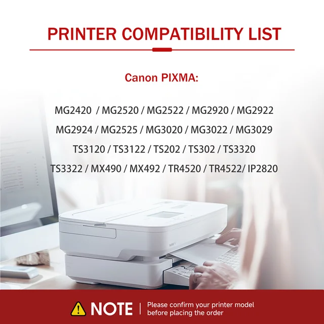245XL Ink Cartridge Compatible for Canon Ink 245 and 246 Replacement for Canon PG-245 XL CL-246 Combo Pack for Pixma MX490 MX492 MG2522 TR4522 TR4520 TS3122 TS3322 Printer