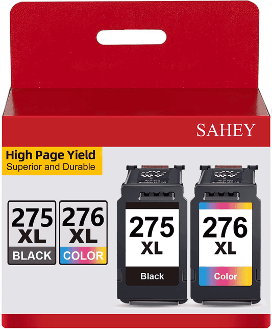 275XL 276 XL Ink Cartridges Compatible for Canon Ink 275 and 276 Replacement for Canon PG-275 CL-276 Compatible for PIXMA TR4720 TS3522 TR4722 TS3500 TS3520 Printers (1 Black, 1 Tricolor)