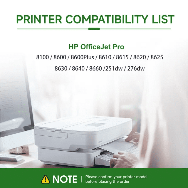 950XL 951XL Combo Pack Compatible for HP 950 XL 951 XL Ink Cartridges for HP OfficeJet Pro 8600 8610 8620 8100 Series (Black,Cyan, Magenta, Yellow)