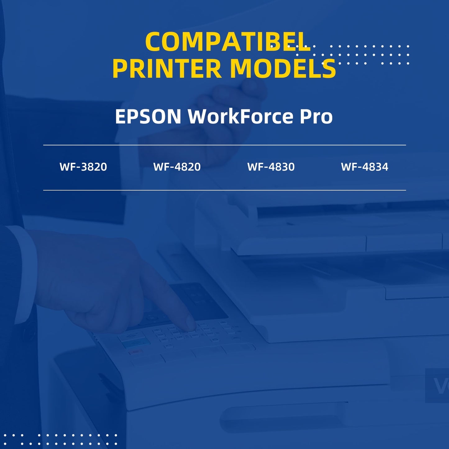 822XL Ink Cartridge for Epson 822 822 XL Ink for Epson Workforce Pro WF-4833 WF-4834 WF-3820 WF-3823 WF-4820 WF-4830  Printers (2-Black)