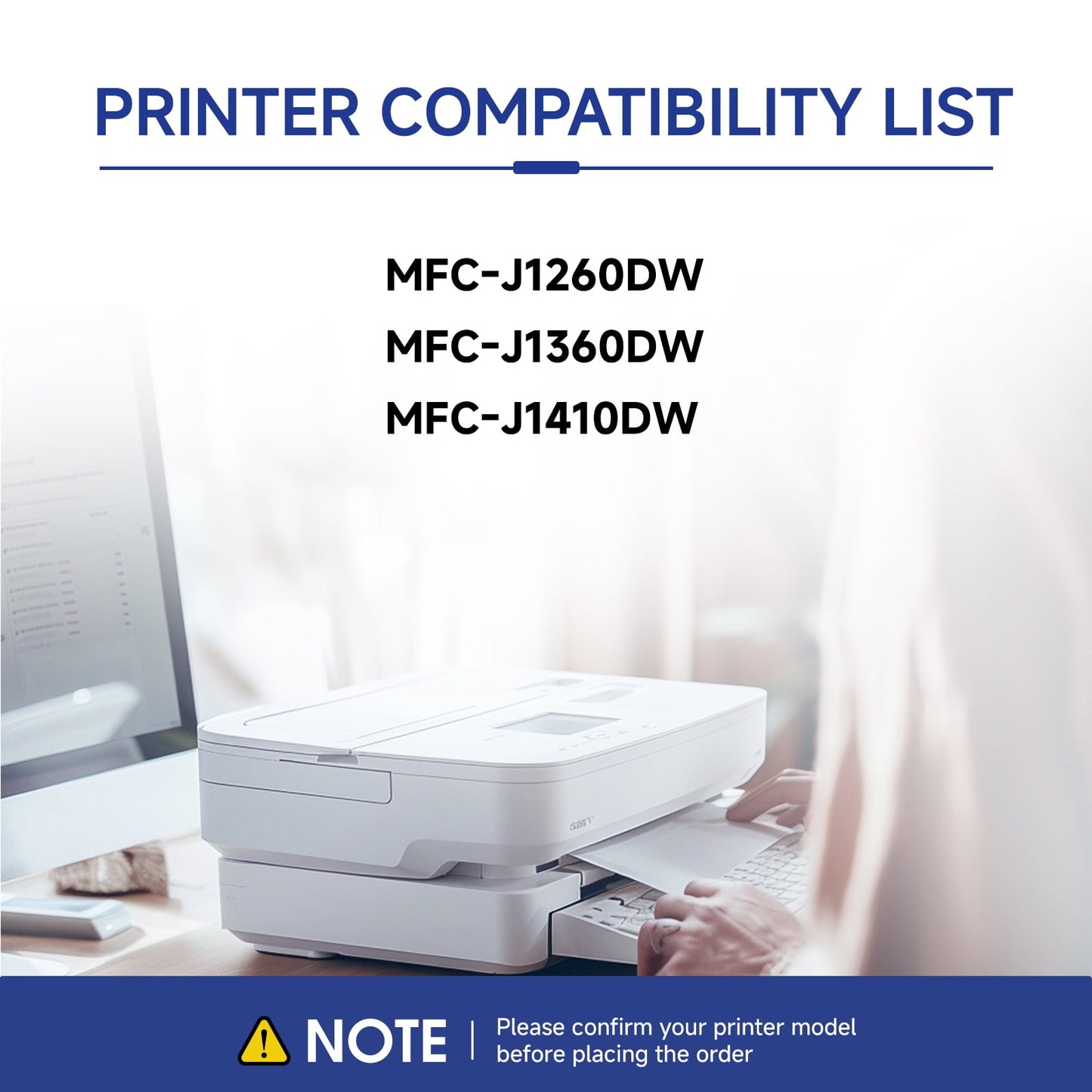 LC501 Ink Cartridges Compatible with Brother LC501 Ink Cartridge Compatible with Brother LC501XL Work Smart MFC-J1260DW MFC-J1360DW MFC-J1410D0